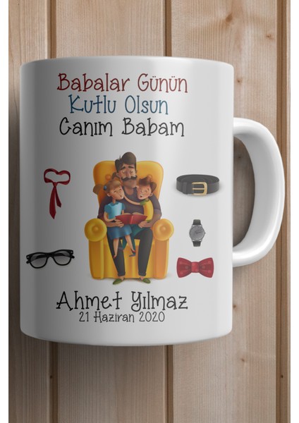 Kişiye Özel Babalar Günü Temalı Kupa Bardak fiyatları