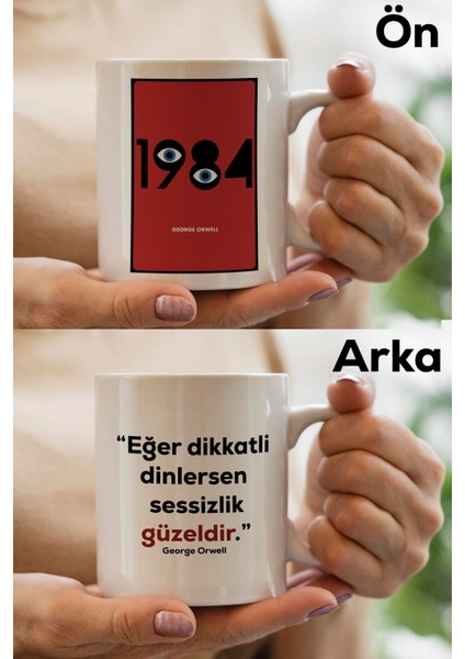 1984 Baskılı Kupa Bardak
