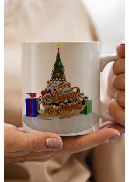 Yılbaşı Temalı Kişiye Özel Isimli Kupa Bardak