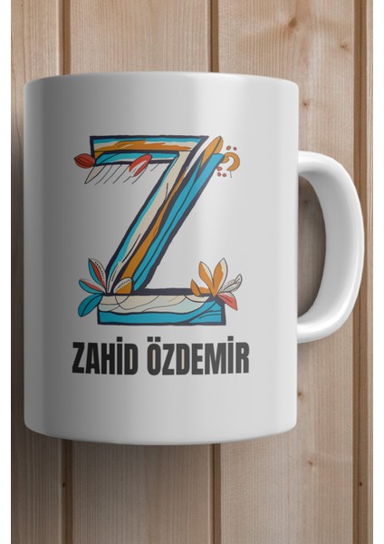 Yılbaşı Hediyesi Kişiye Özel Z Harfi Baskılı Kupa Bardak fiyatları