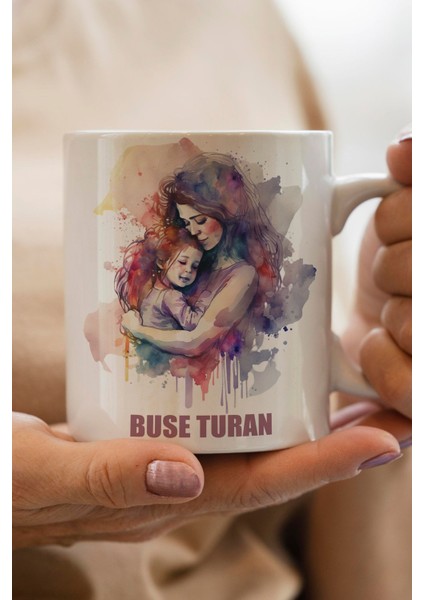 Yılbaşı Hediyesi Kişiye Özel Anneler Günü Baskılı Kupa Bardak