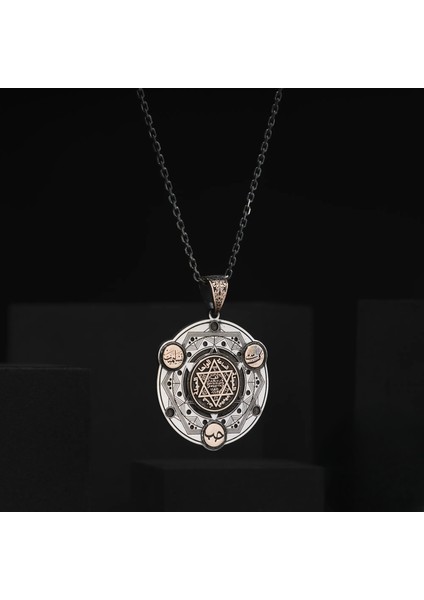 Venazia Jewelery Hz. Süleyman Gümüş Erkek Kolye Modeli