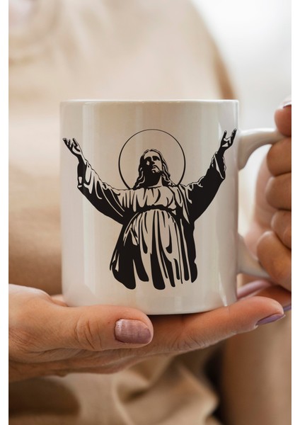 Heykel Resmi Kişiye Özel Baskılı Kupa Bardak