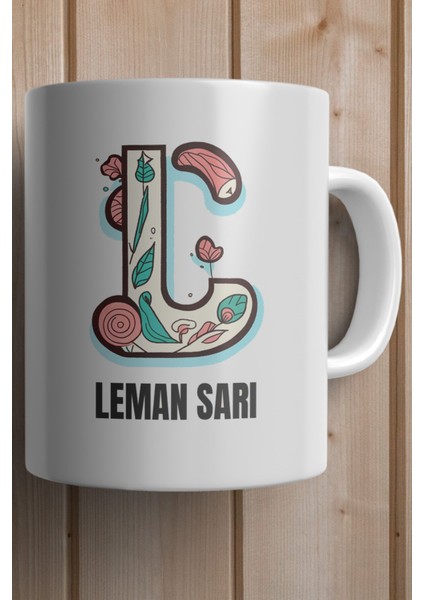 Yılbaşı Hediyesi Kişiye Özel L Harfi Baskılı Kupa Bardak fiyatları