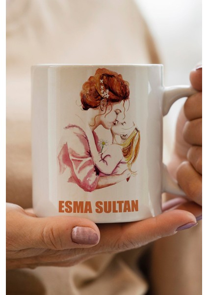 Yılbaşı Hediyesi Kişiye Özel Anneler Günü Baskılı Kupa Bardak