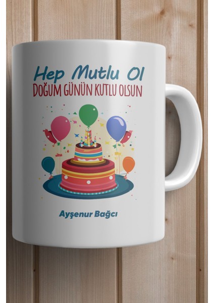 Yılbaşı Hediyesi Kişiye Özel Doğum Günü Baskılı Kupa Bardak fiyatları