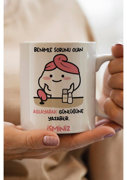Sevgililer Günü Hediyesi Kişiye Özel Mood Baskılı Kupa Bardak