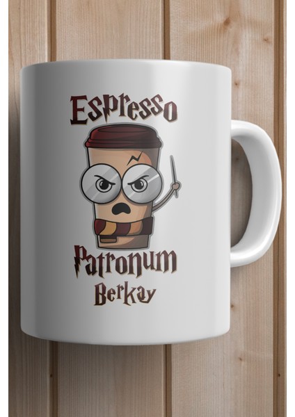 Yılbaşı Hediyesi Kişiye Özel Espresso Patronum Baskılı Kupa Bardak fiyatları