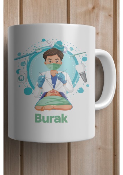 Dişçi Yılbaşı Hediyesi Kişiye Özel Kupa Bardak fiyatları