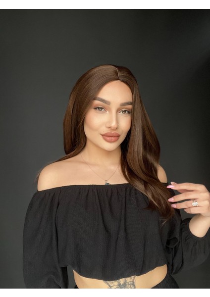 Hareketli Kesim Ortaboy Medikal Fiber Peruk Sıcak Kahve fırsatları