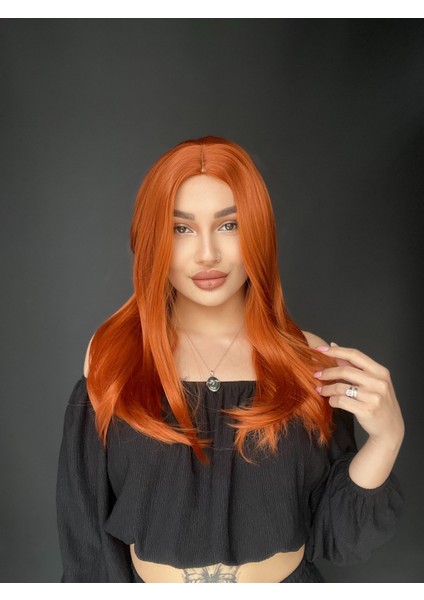 Hareketli Kesim Ortaboy Medikal Fiber Peruk Bakır