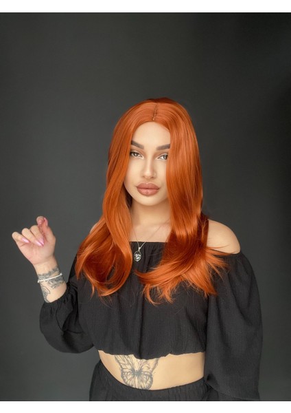 Hareketli Kesim Ortaboy Medikal Fiber Peruk Bakır modelleri