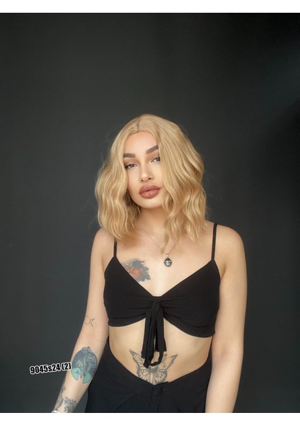 Bob Kesim Dalgalı Tepe Cilt Deri Görünümlü Medikal Peruk Perçemsiz Balköpüğü fiyatları