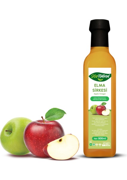 Organik Yıllanmış Elma Sirkesi Doğal Fermantasyon 500 Ml. modelleri
