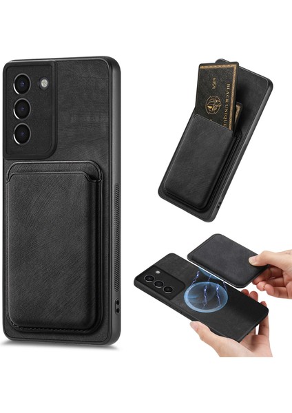 Samsung Galaxy S21+ 5g Cep u Ayrılabilir 2'si 1 Arada Kart Tutucu Arka Koruma Telefon Kılıfı (Yurt Dışından)