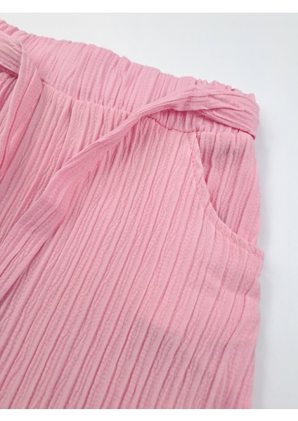 Kız Çocuk Pembe Etek Siyah Tişort Ikili Takım Baskı Detaylı fırsatları