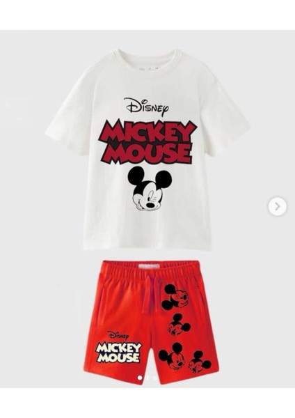 Lolipop Kids Store Mickey Mause Şortlu Takım