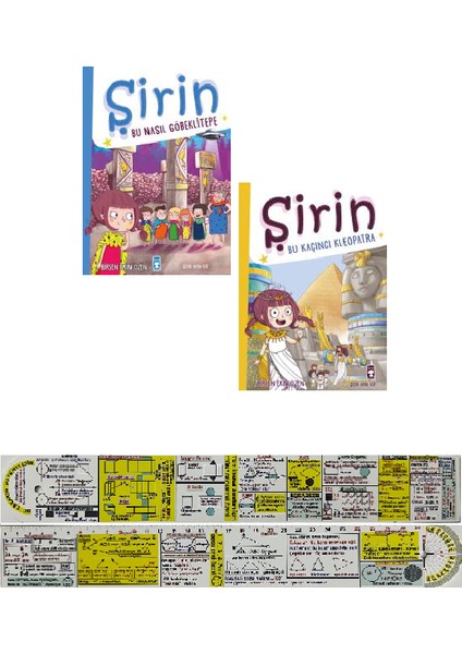 Şirin Bu Nasıl Göbeklitepe - Şirin Bu Kaçıncı Kleopatra 2 Kitap - Matematik Öğreten Ayraç