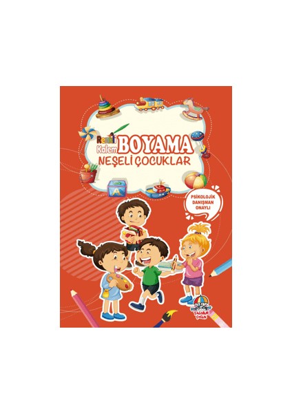 Renkli Kalem Boyama - Neşeli Çocuklar