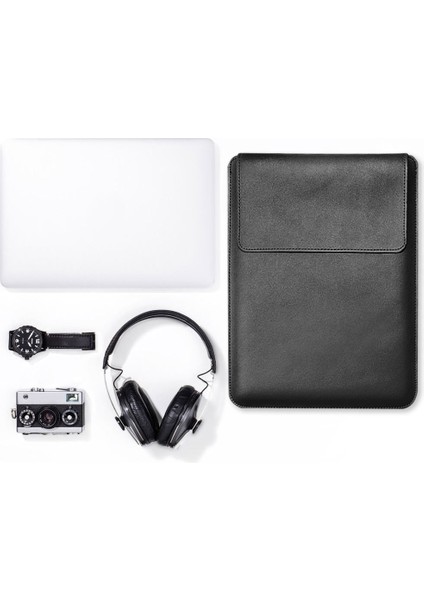 MacBook 13 Inç/14 Inç Dizüstü Bilgisayar Saklama Çantası Çok Fonksiyonlu Pu Deri Mouse Pad Dizüstü Bilgisayar Kol Kılıfı (Yurt Dışından) fiyatları