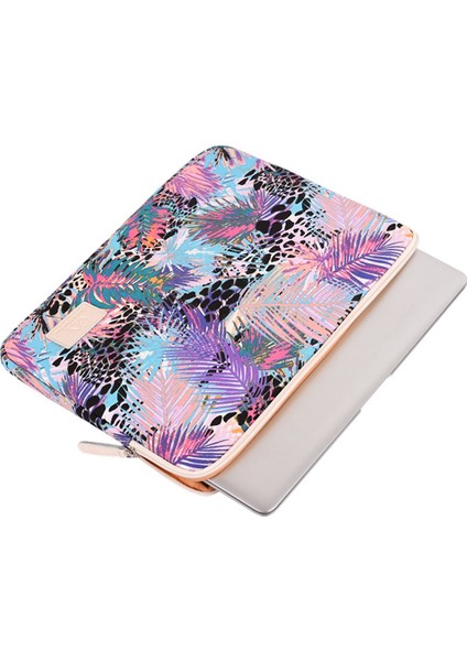 12 Inç Dizüstü Bilgisayarlar İçin Taşınabilir Kol Çantası Darbeye Dayanıklı Taşıma Çantası Yaprak Desenli Baskılı Ince Kanvas Çanta (Yurt Dışından) fiyatları