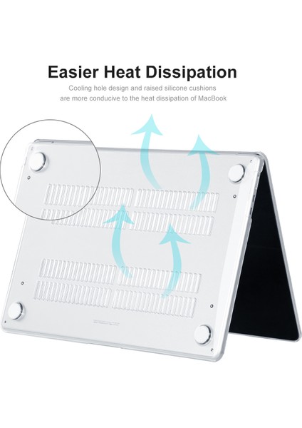 Darbeye Dayanıklı Kılıf Macbook Air 15 Inç (2023) M2 A2941/(2024) A3114 M3 Çizilmez Dizüstü Bilgisayar Sert Pc Kasa-Açık Mor (Yurt Dışından) fiyatları
