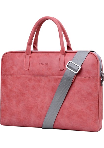 13 Inç Dizüstü Bilgisayar Çantası Koruma Kılıfı Yumuşak Astar Çizilmez Dizüstü Bilgisayar Kol Çantası Omuz Stap-Kırmızı (Yurt Dışından)