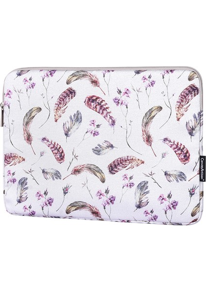 Dizüstü Bilgisayar Kılıfı Windbell Tüy Desenli Koruyucu Notebook Çantası Bilgisayar Kapağı-Beyaz/15 Inç (Yurt Dışından) fiyatları