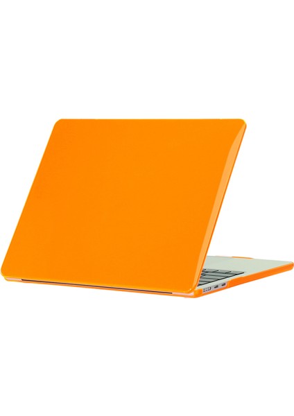 Darbeye Dayanıklı Kılıf Macbook Air 15 Inç (2023) M2 A2941/(2024) A3114 M3 Çizilmez Dizüstü Bilgisayar Sert Pc Kasa-Turuncu (Yurt Dışından)
