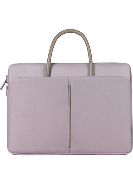 15-15.6 Inç Dizüstü Bilgisayar Çantası Su Geçirmez Oxford Kumaş Dizüstü Iş Taşıma Çantası-Pembe (Yurt Dışından)