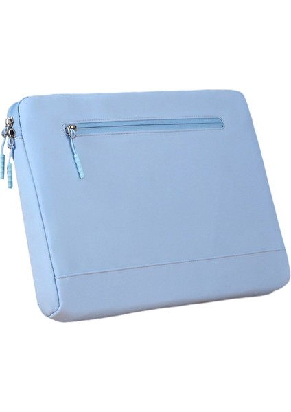 13-13.3 Inç Laptop Çantası Oxford Kumaş Notebook Çantası Iş Evrak Çantası Çizilmez Peluş Astar-Mavi (Yurt Dışından)