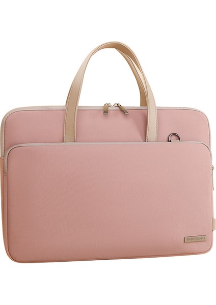 13.3/14 Inç Laptop Saklama Çantası Oxford Kumaş Seyahat Çantası-Pembe (Yurt Dışından)