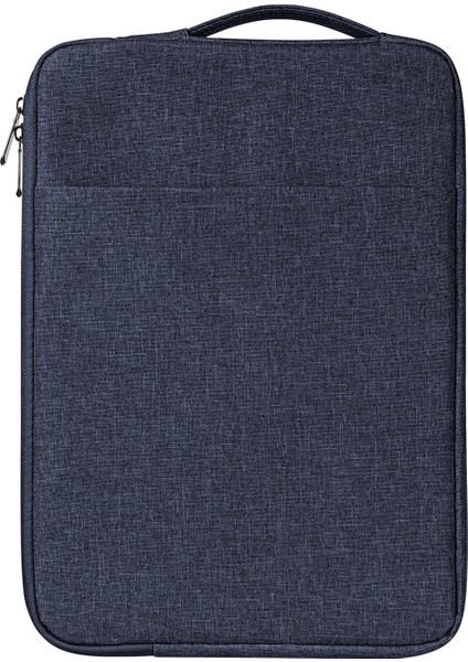 13-13.9 Inç Laptop Çantası Dikey Saplı Notebook Çantası-Lacivert (Yurt Dışından)