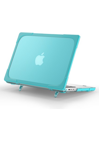 MacBook Pro 16 Inç (2021)/(2023) A2485/A2780/A2991 (M1/m2/m3) Sert Pc + Tpu Laptop Kılıfı Notebook Kapağı-Bebek Mavisi Için (Yurt Dışından)