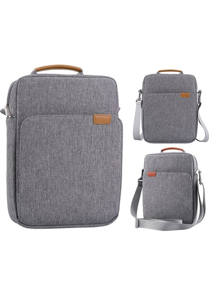 8-11 Inç Tablet Taşıma Çantası Yumuşak Astar Darbeye Dayanıklı Tablet Pc Çanta Crossbody Çanta-Gri (Yurt Dışından) fiyatları