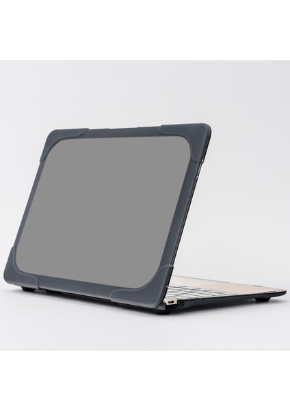 Düşmeye Dayanıklı Destek Standı Tasarımı Sert Pc Dizüstü Bilgisayar Çantası Iyi Korumalı Dizüstü Bilgisayar Kapağı MacBook Retina 12 Inç A1534/A1931-GRI (Yurt Dışından) fiyatları
