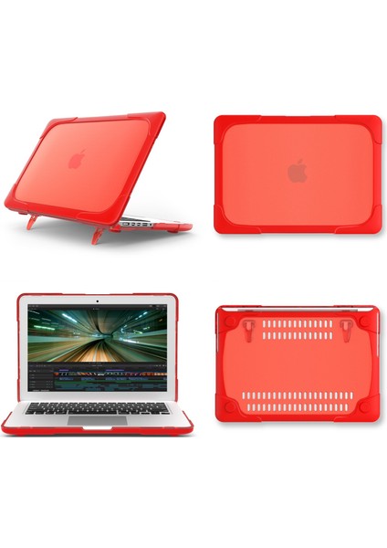 Temel Reis Serisi Isı Dağıtımı Tasarımı Iki Parçalı Plastik + Stand Kabuğu ile Tpu MacBook Yeni Pro 16 Inç A2141-KIRMIZI (Yurt Dışından) fiyatları