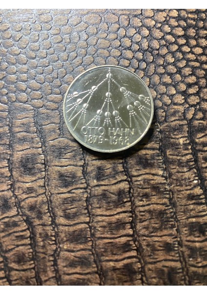 Almanya 5 Mark 1979 G Nikel Otto Hahn