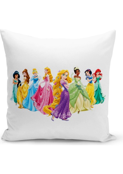 Çocuk Bebek Serisi Çift Tarafı Dijital Baskılı Kırlent Kılıfı (Kids Children Cushion Cover)