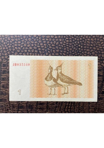 Lıetuvos Respublıka Litvanya, 1 Talonas 1992 Yılı (10/10)- Çil ( Unc)