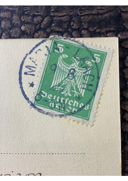 Almanya Reich Dönemine Ait 1925 Yılında Prof. Dr. W. Levison Gönderilmiş Taşbaskı Posta Kartı Postadan Geçmiş Maria Lach - Bonn Pfennig Deutsches Reich Kartal Pullu fırsatları