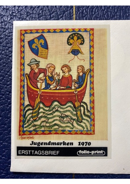 Almanya Özel Damgalı Ilk Gün Zarfı Jugend Marken 1970 Erstausgabetag Deutschland Brd