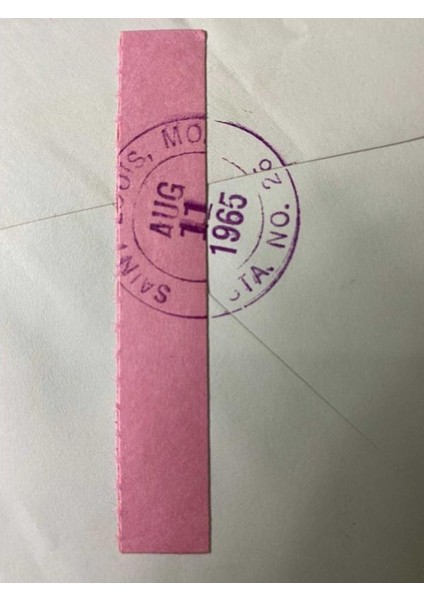 Usa Amerikan Pullu 1965 Yılında Iadeli Taahhütlü Postadan Geçmiş Varış Damgalı Boş Zarf Us Registered Mail indirimleri
