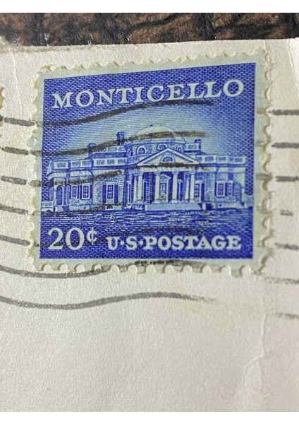 Usa Amerikan Pullu 1966 Yılında Taahhütlü Postadan Geçmiş Varış Damgalı Boş Zarf Us Registered Mail