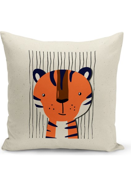 Çocuk Bebek Çift Tarafı Dijital Baskılı 4'lü Kırlent Kılıfı Seti (Kids Children Cushion Cover) fırsatları
