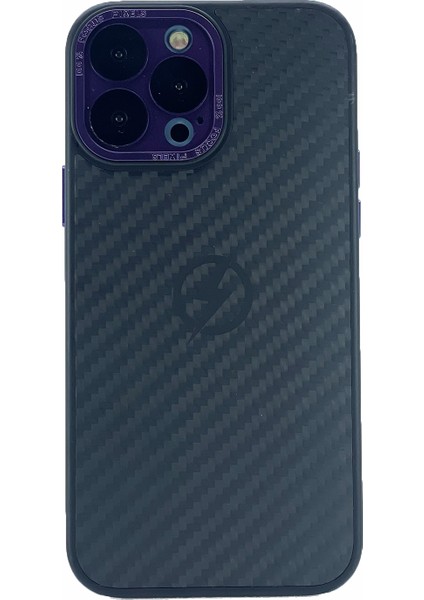 Apple iPhone 14 Pro Uyumlu Grand Karbon Seri Arka Koruma Kılıf