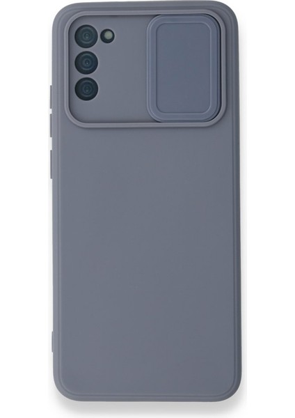 Samsung Galaxy A02S Uyumlu Kızaklı Kamera Korumalı Arka Koruma Kılıf
