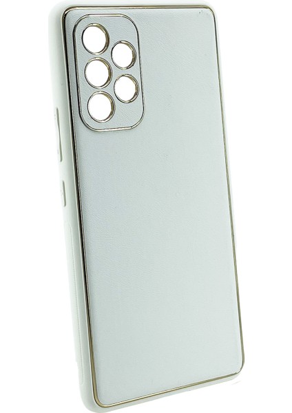 Samsung Galaxy A53 Uyumlu Coco Leather Seri Arka Koruma Kılıf