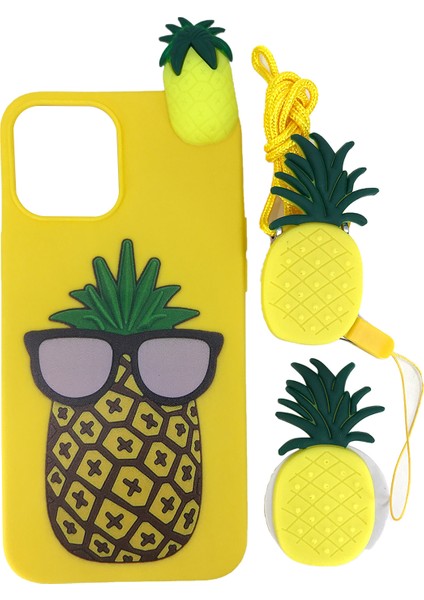 Apple iPhone 11 Pro Max Uyumlu Maskot Seri Arka Koruma Kılıf