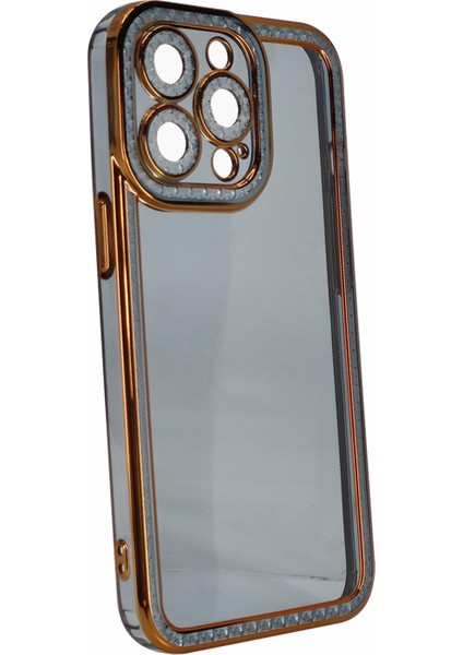 Apple iPhone 13 Pro Uyumlu Lüx Kristal Seri Arka Koruma Kılıf